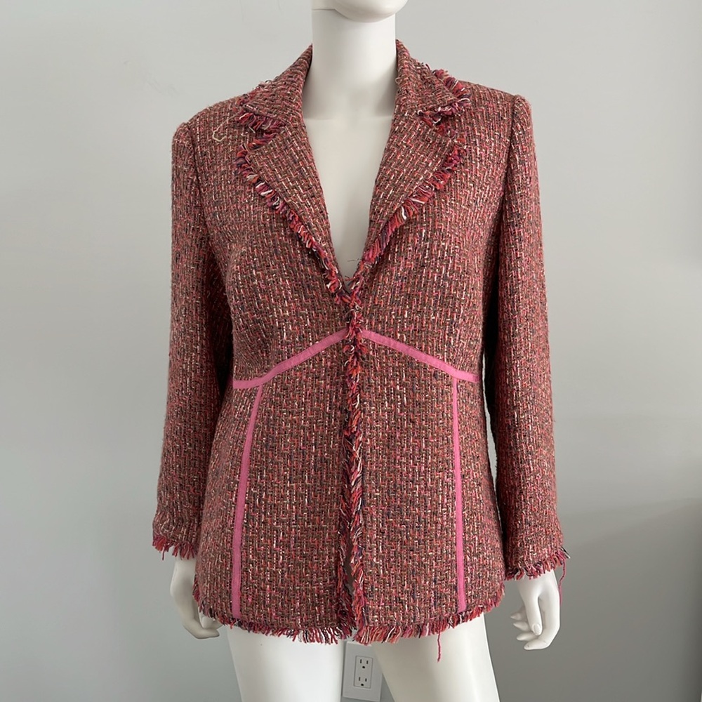 Women's Pink Tweed‎ Jacket